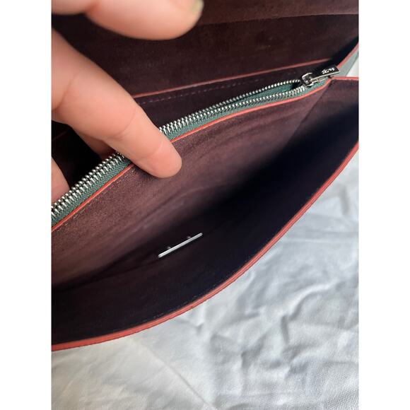 Celine Diamond envelope clutch green and blue - Picture 15 of 16